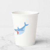 Shark Summer Party Splish Splash Birthday Bash Papieren Bekers (Achterkant)