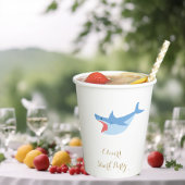 Shark Summer Party Splish Splash Birthday Bash Papieren Bekers