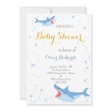 Shark Summer Party Splish Splash Kinder Baby showe