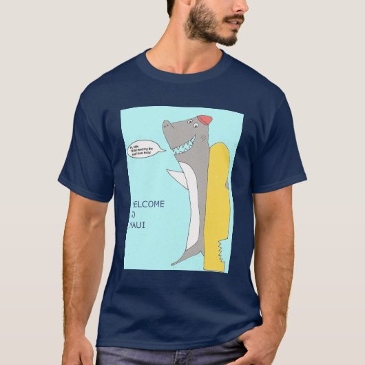Shark Surf Instructor T-shirt (Voorkant)