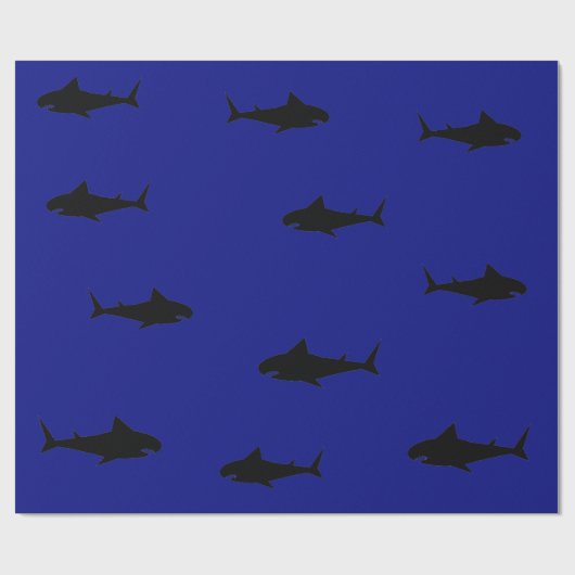 Shark Swarm Cadeaupapier (Vlak)