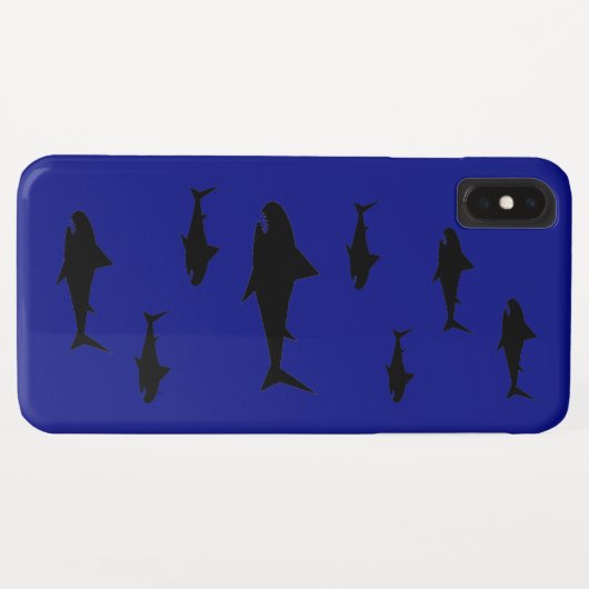 Shark Swarm Case-Mate iPhone Case (Achterkant (horizontaal))