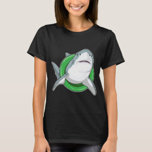 Shark Swimming Lifebuoy T-shirt