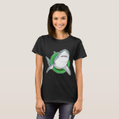 Shark Swimming Lifebuoy T-shirt (Voorkant volledig)