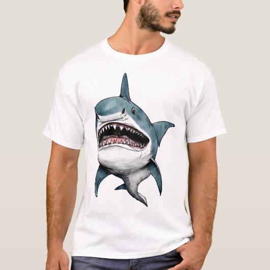 Shark T-shirt (Voorkant)
