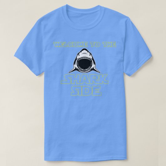 Shark T-shirt Mannen zullen van houden, Welkom bij (Design voorkant)