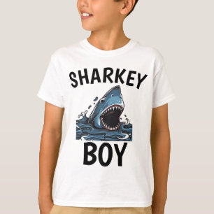 SHARK T-SHIRTS VOOR JONGEN, SHARKEY BOY