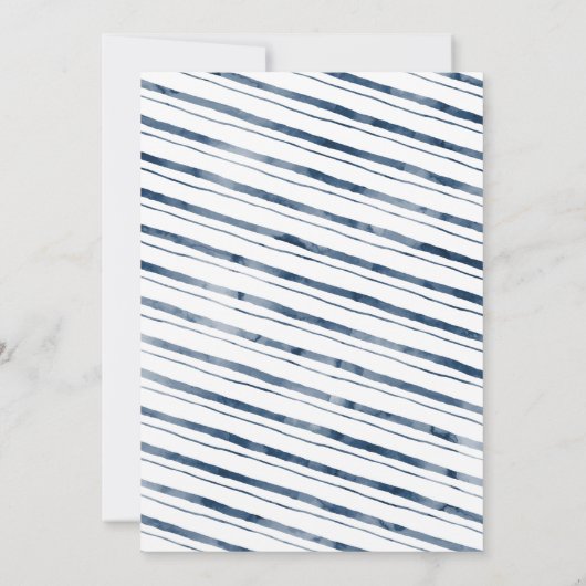 Shark-tastic verjaardagsfeestje shark bash kaart (Achterkant)