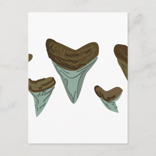 Shark Teeth Briefkaart (Voorkant)