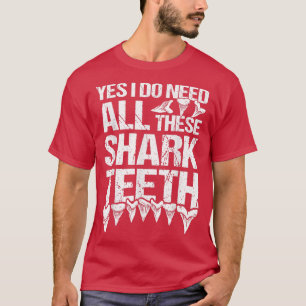 Shark Teeth Collect & Fossil Tooth Hunter T-shirt