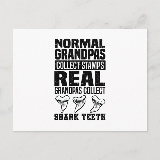 Shark Teeth Collector Gifts | Shark Tooth Hobby Briefkaart (Voorkant)