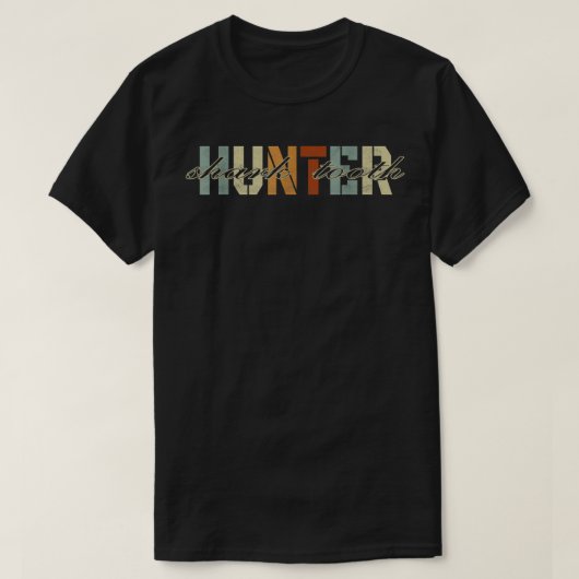 Shark Teeth Hunter Fossil Collector Paleontoloog T-shirt (Design voorkant)