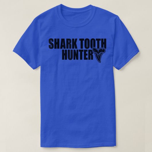 Shark Teeth Hunter Shark Paleontology Tooth Huntin T-shirt (Design voorkant)