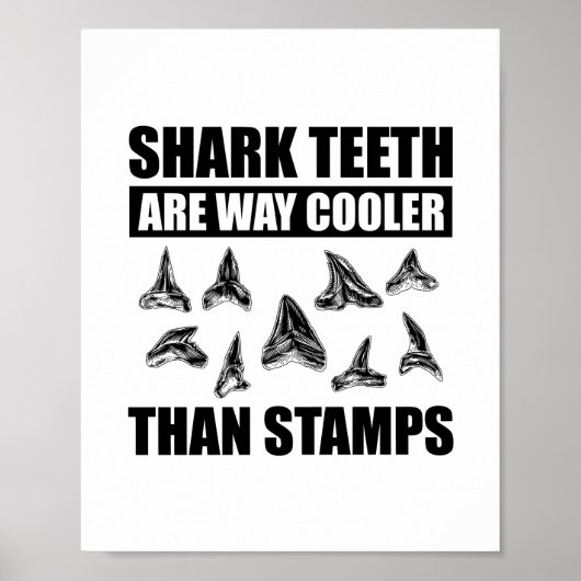 Shark Teeth Poster (Voorkant)