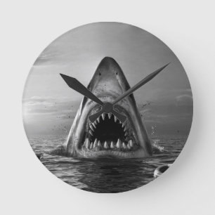 Shark Teeth Ronde Klok