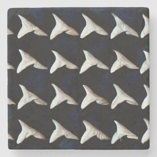 Shark Teeth: Stone Onderzetter (Voorkant)