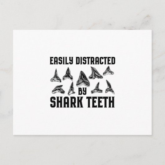 Shark TeethCollecting | Ideeën voor haaientochten Briefkaart (Voorkant)