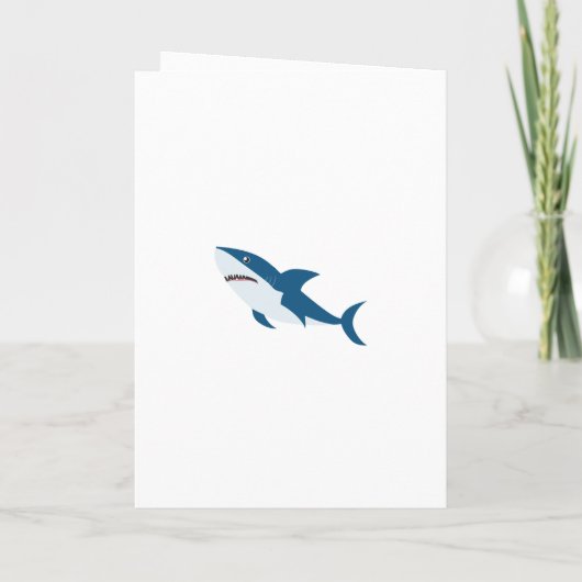 Shark Thed Summer Pool Birthday Party (Achterkant)