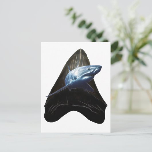 Shark Tooth Briefkaart (Staand voorkant)