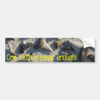 Shark Tooth Bumpersticker