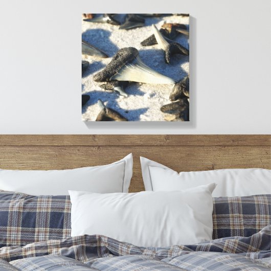 Shark Tooth Canvas (Insitu (Slaapkamer))