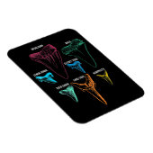 Shark Tooth Hunting - Crazy Shark Gifts Magneet (Rechterzijde)