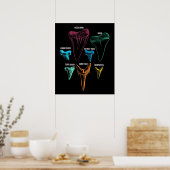 Shark Tooth Hunting - Crazy Shark Gifts Poster (Keuken)