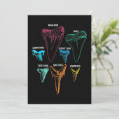 Shark Tooth Hunting Identity Key Bedankkaart (Staand voorkant)