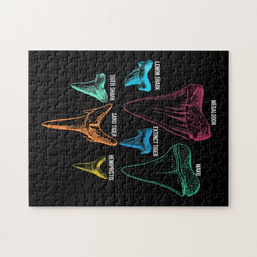 Shark Tooth Hunting Identity Key Legpuzzel (Horizontaal)