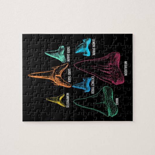 Shark Tooth Hunting Identity Key Legpuzzel (Horizontaal)
