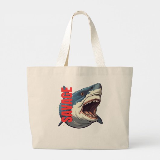 Shark Tote Bag (Achterkant)