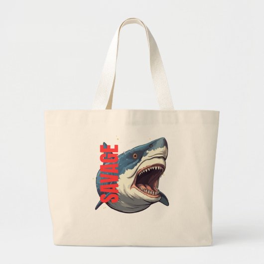 Shark Tote Bag (Voorkant)