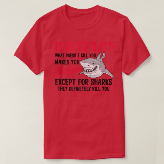Shark Triathlon Support Crew Triathlon Training SC T-shirt (Design voorkant)