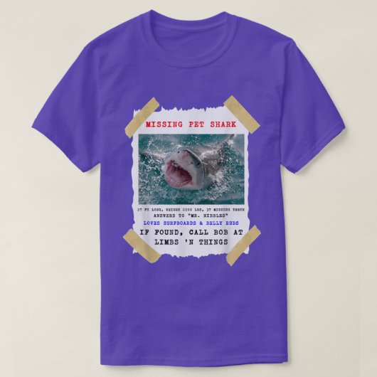 Shark Tshirt, Funny Shark Shirt, Shark Lover Gift T-shirt (Design voorkant)