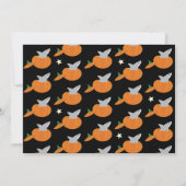 Shark Turing One Pumpkin Baby First Birthday Kaart (Achterkant)