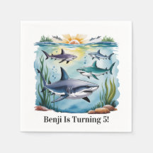 Shark Under The Zee Boy Verjaardag