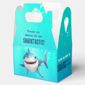 Shark under the Zee verjaardagsfeestje Bedankdoosjes (Geopend)