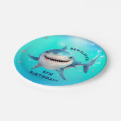 Shark under the Zee verjaardagsfeestje Papieren Bordje (Gekanteld)