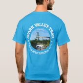 Shark Valley (fietsen c) T-shirt (Achterkant)