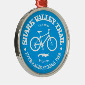 Shark Valley Trail (wielrennen) Metalen Ornament (Rechts)