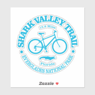 Shark Valley Trail (wielrennen) Sticker