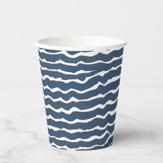 Shark verjaardagsfeest papieren bekers (Voorkant)