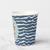 Shark verjaardagsfeest papieren bekers (Links)