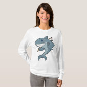 Shark Vist Fisher Finshing rod T-shirt (Voorkant volledig)