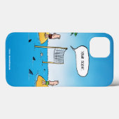 Shark Volleyball Funny Cartoon Case-Mate iPhone Case (Achterkant (horizontaal))