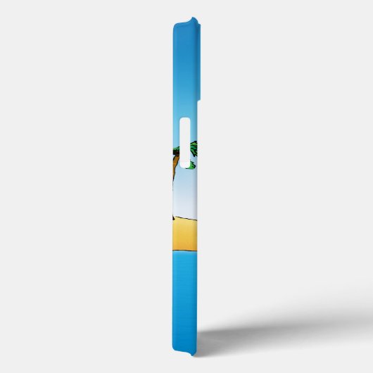 Shark Volleyball Funny Cartoon iPad Case (Achterkant / Rechts)