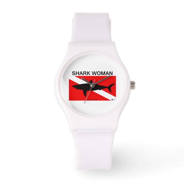 Shark Vrouw horloge (Voorkant)