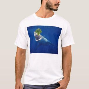Shark vs Eviloccoli T-shirt
