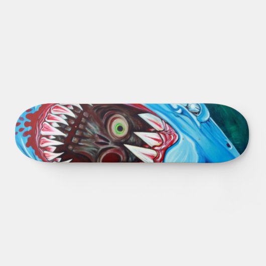 Shark VS Zombie Skateboard (Horizontaal)