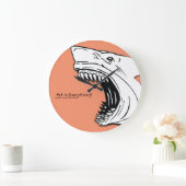 Shark Wall Clock Grote Klok (Huis)